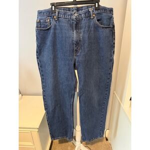Levis 550 Relaxed Fit Tapered Leg Blue Denim Jeans Mens 42x32 Medium Wash